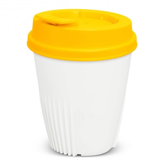 White Yellow IdealCups 355mL